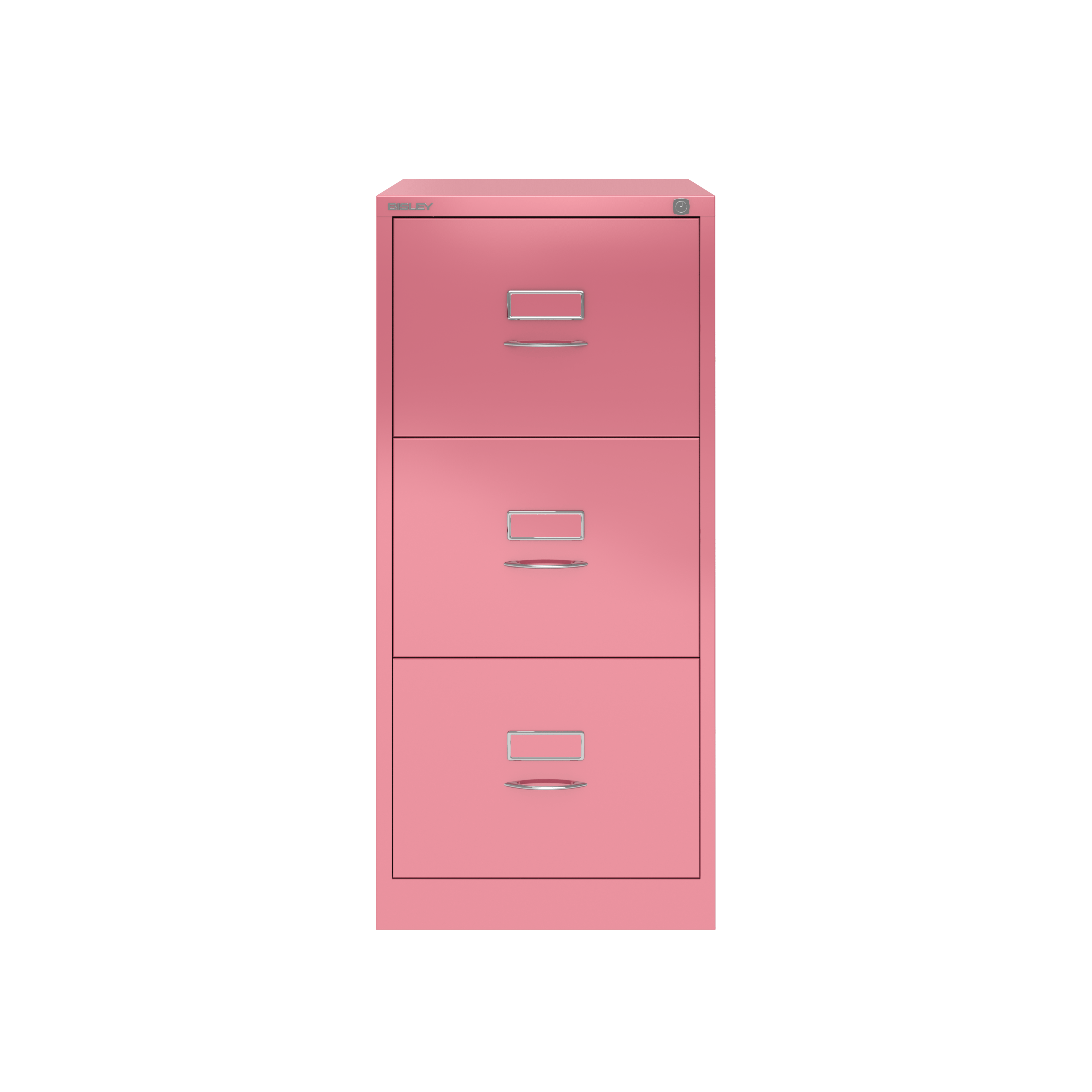 Bs Filing Cabinet Foolscap Bisley Pink Bisley