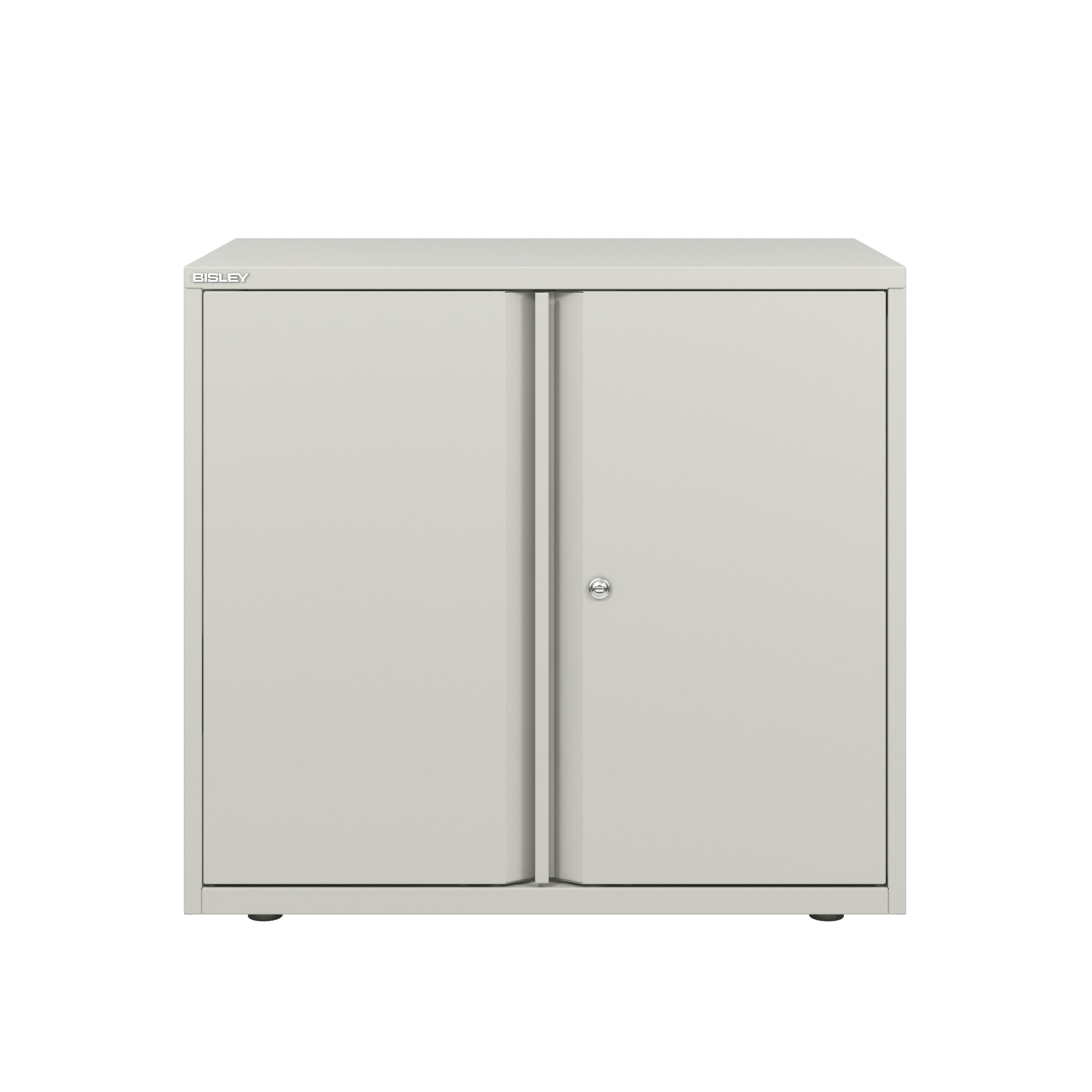 Essentials Desk High Cupboard Chalk Bisley